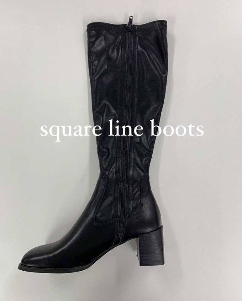 Square line boots